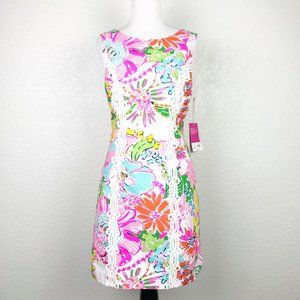 LILLY PULITZER Nosey Posie Shift Mini Dress 12